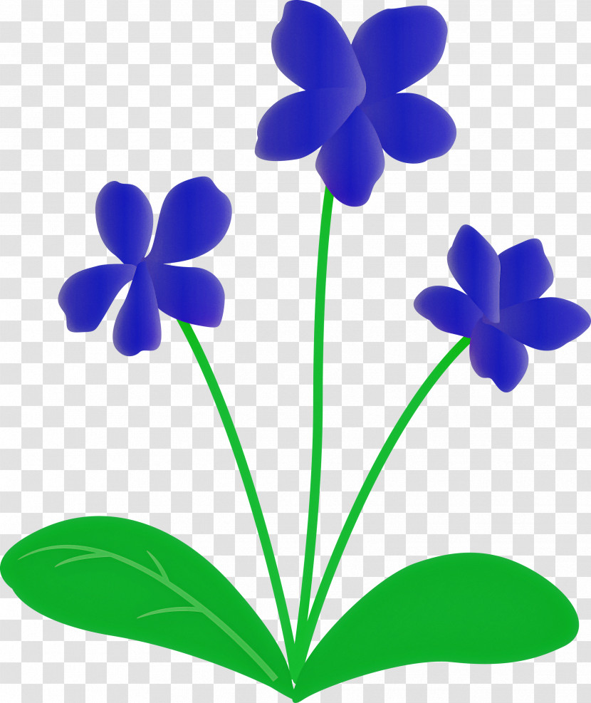 Violet Flower Transparent PNG