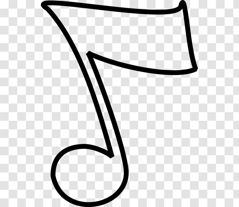 Musical Note Eighth Clip Art - Silhouette Transparent PNG