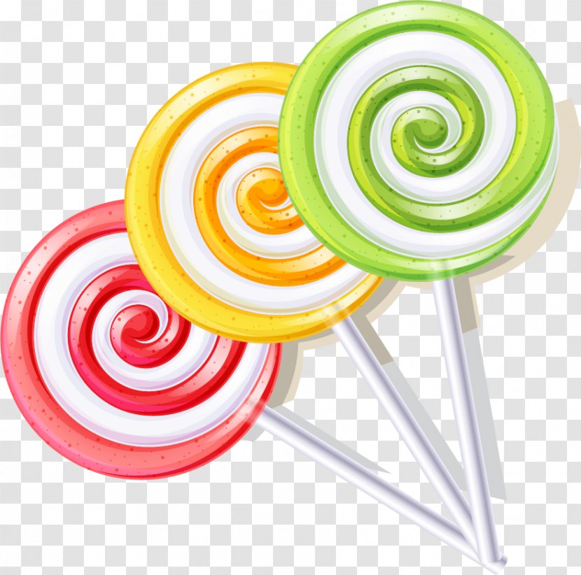 Lollipop Candy - Confectionery Store - Vector Hand-painted Transparent PNG