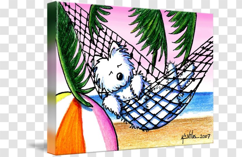 West Highland White Terrier Art Canvas Imagekind - Vacation Transparent PNG