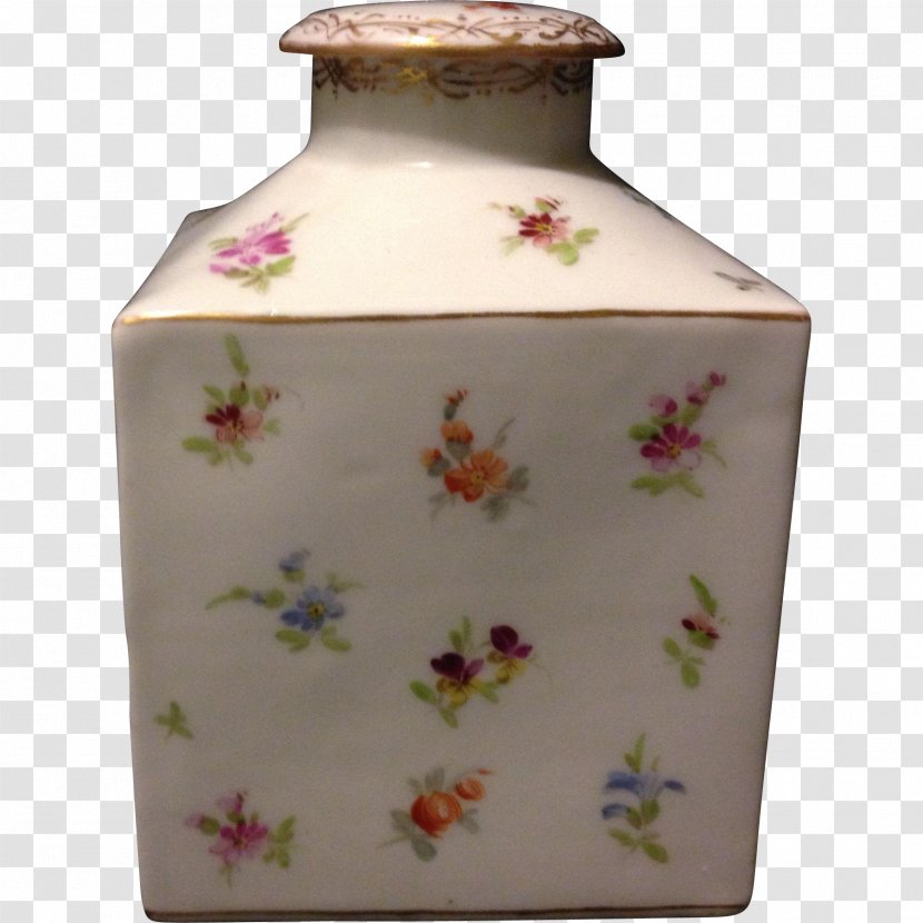 Ceramic Vase Porcelain Artifact Lilac - Hand-painted Floral Material Transparent PNG