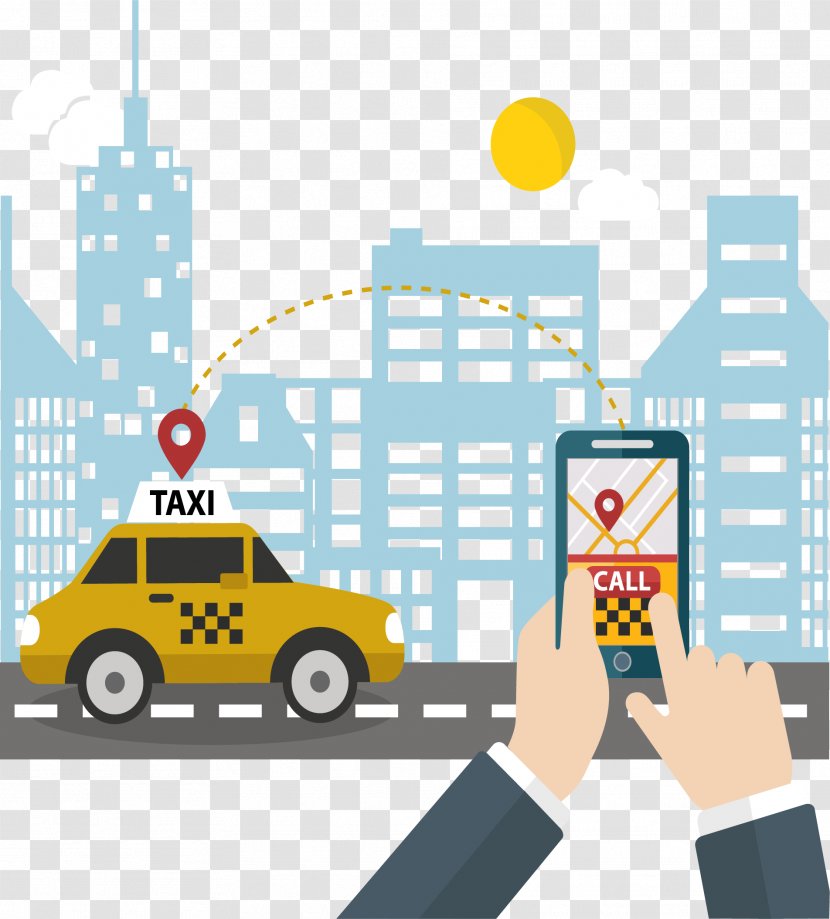 Taxi Mobile App Development Smartphone - Vehicle - Software Transparent PNG