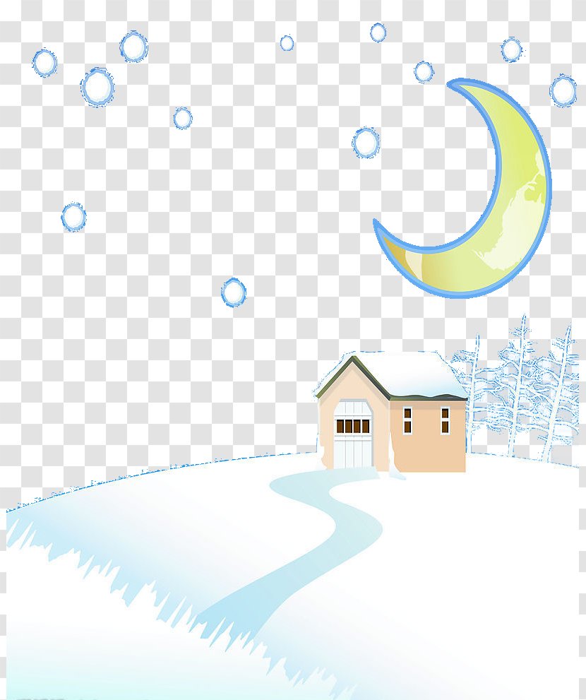 Night Moonlight Winter - Area Transparent PNG