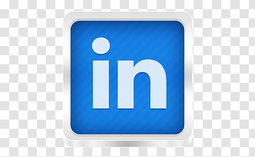 Social Media LinkedIn - Blue Transparent PNG