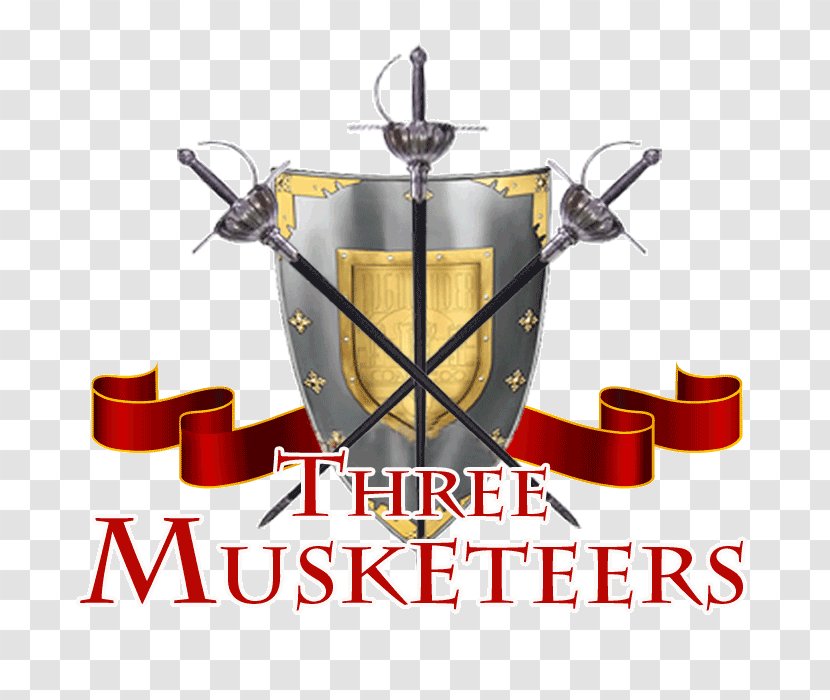 Logo The Three Musketeers Ribbon - Musketeer Transparent PNG