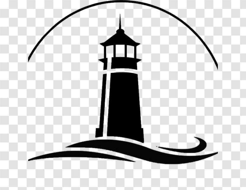 Clip Art Lighthouse Princess Jasmine Tower - Line - Nautical Whale Party Transparent PNG