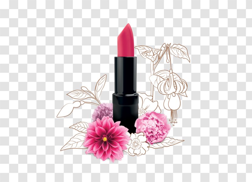 Lipstick Lip Balm Color Fuchsia Red - Pink Transparent PNG