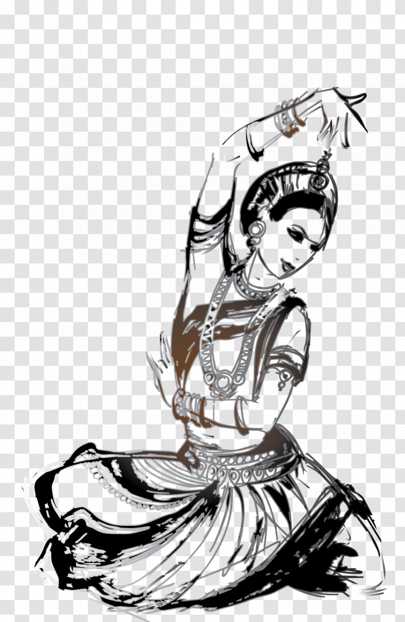 Dance Drawing - Artwork - Kovil Transparent PNG