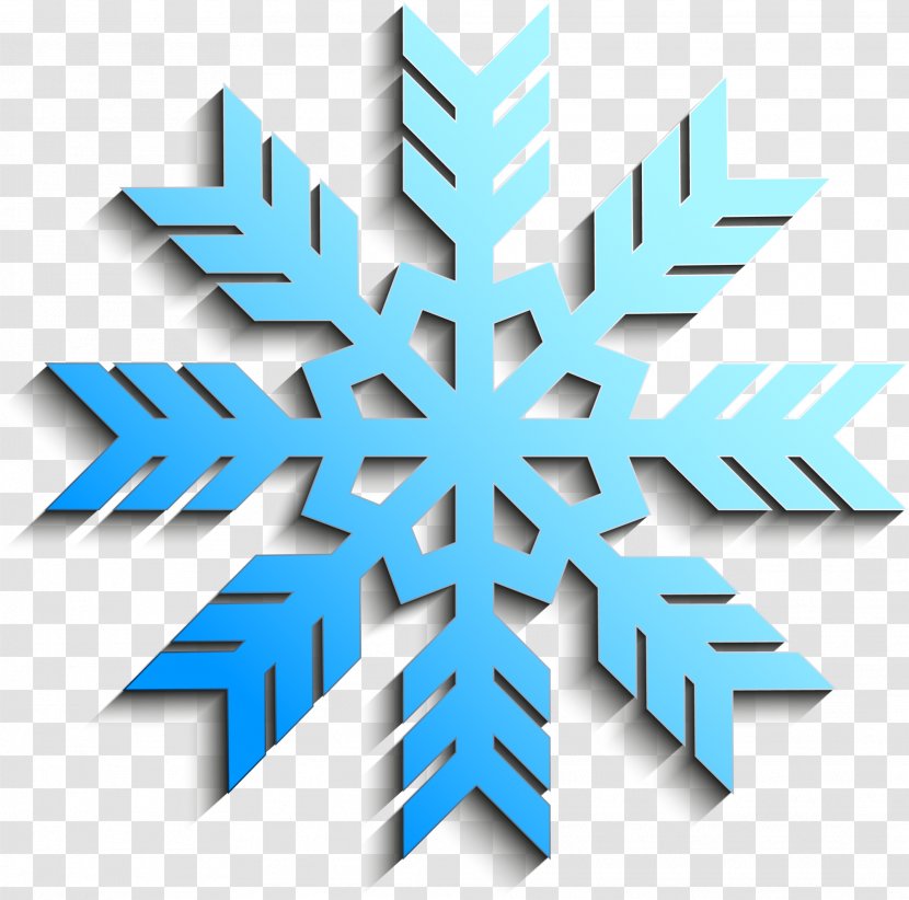 Snowflake - Star - Blue Snow Flake Transparent PNG