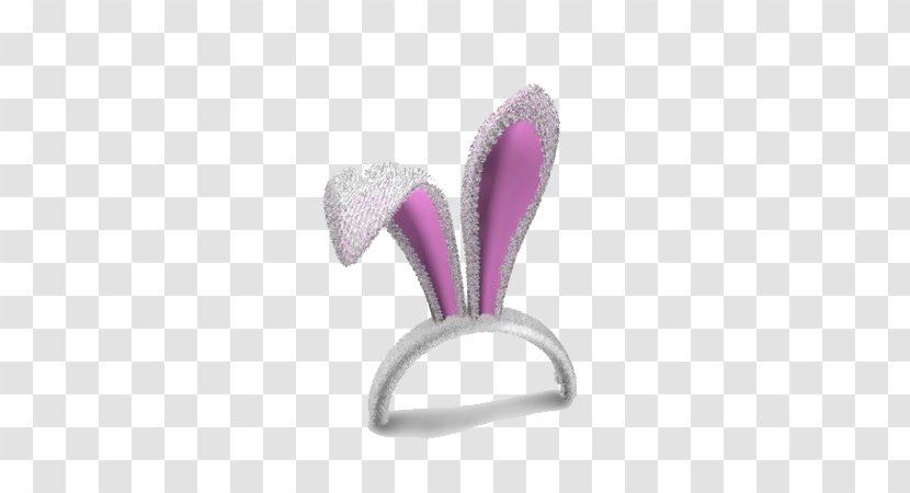 Easter Bunny Ear Rabbit Clip Art - Magenta - Ears Pic Transparent PNG