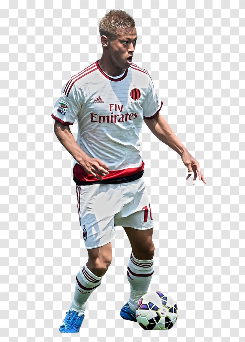 A.C. Milan Stephan El Shaarawy Football Player Sport - Keisuke Honda Transparent PNG