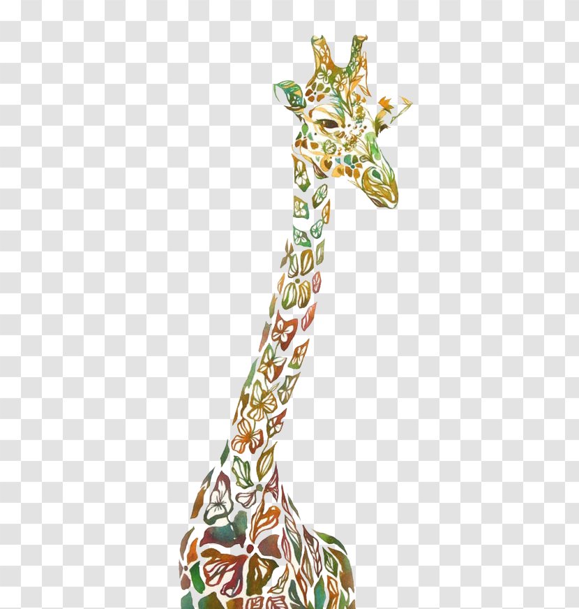 IPhone 4S 5s 5c - Iphone - Watercolor Giraffe Transparent PNG