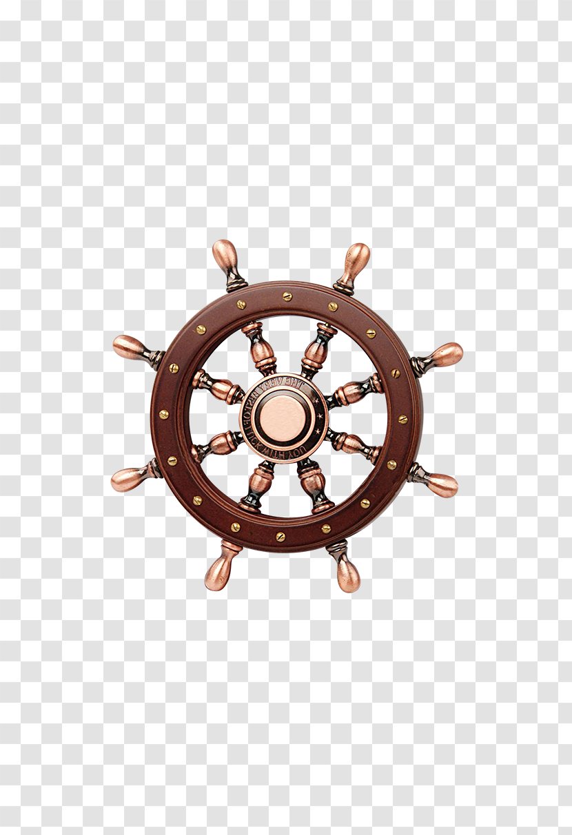 Ships Wheel Wood Clip Art - Steering Transparent PNG