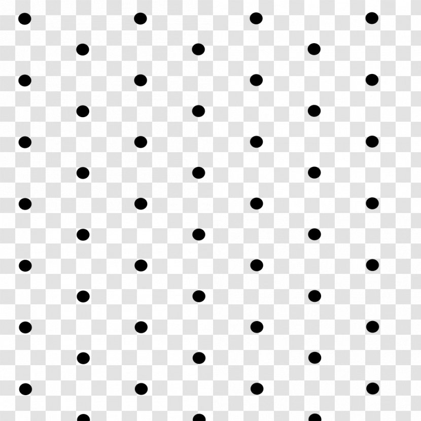 Hexagonal Lattice Point Triangle - Monochrome Transparent PNG
