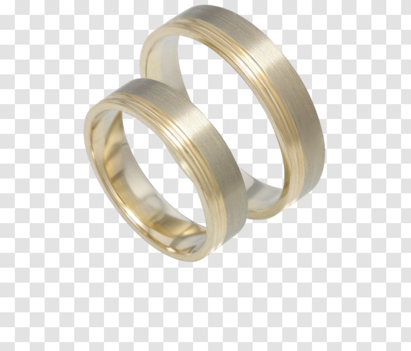 Wedding Ring Silver Gold Jewellery - Price Transparent PNG