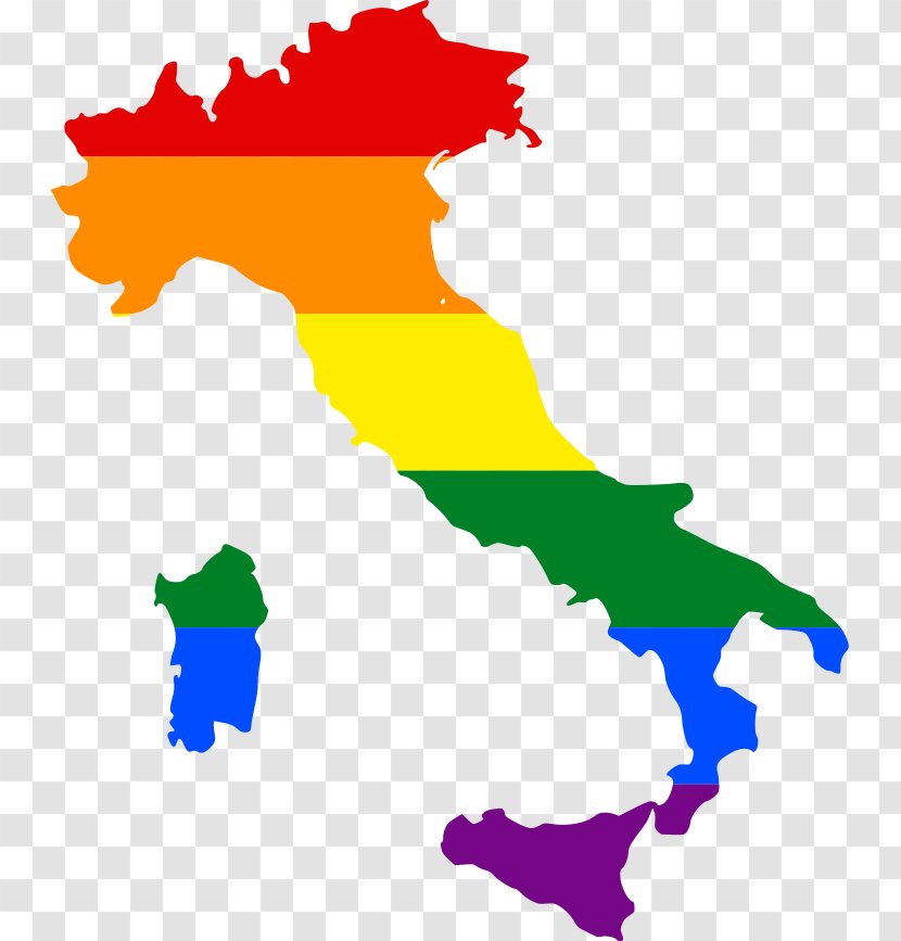 Regions Of Italy Hotel Acquario Clip Art - Artwork - Flag Transparent PNG