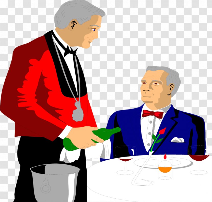 Waiter Tray Restaurant Clip Art - Resource - The Transparent PNG