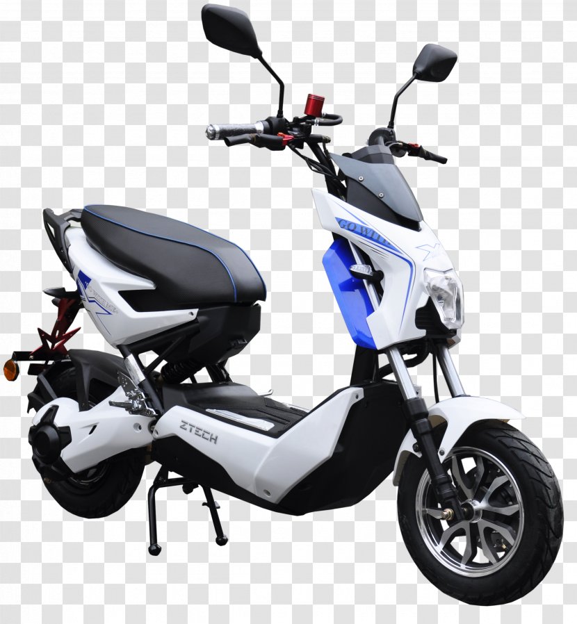 Electric Motorcycles And Scooters Bicycle Moped - Scooter Transparent PNG