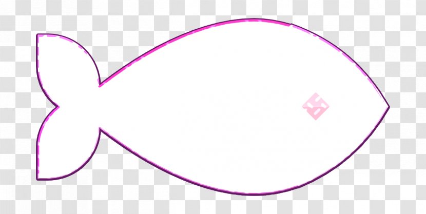 Fish Icon Biology - Violet - Oval Material Property Transparent PNG