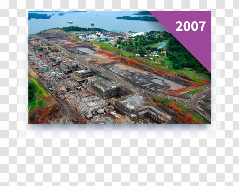 Panama Canal Expansion Project Salini Impregilo Corporation - Land Lot - Postpanamax Transparent PNG
