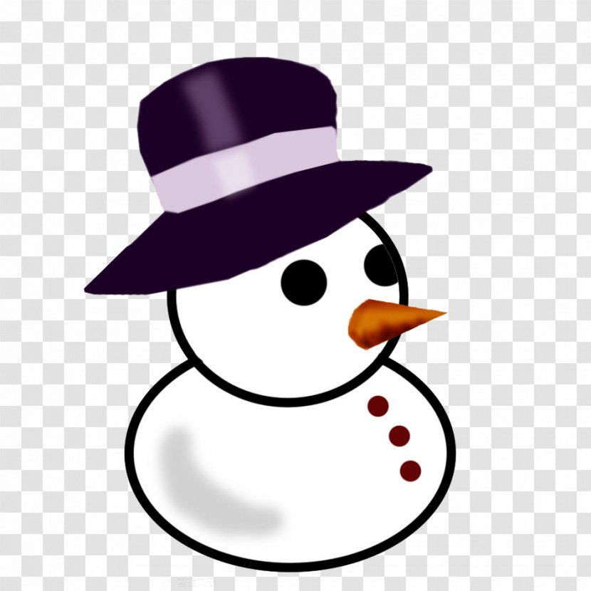 Snowman Cartoon - Comics - Hat Transparent PNG