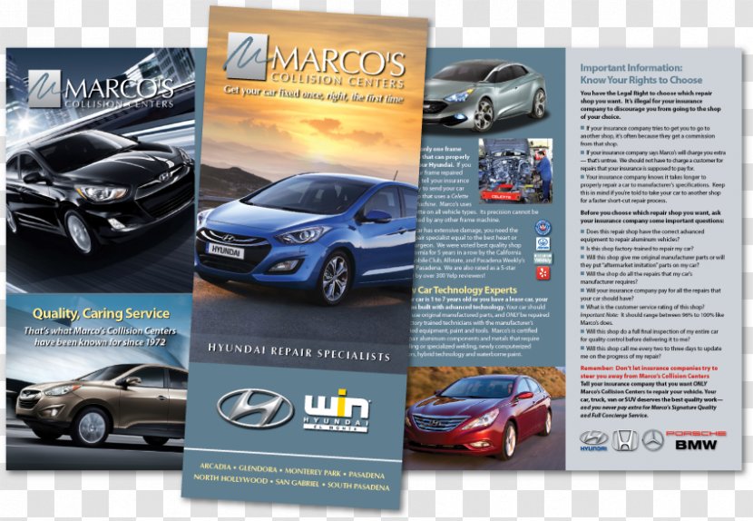 Car Advertising Brochure - Compact - Design Transparent PNG