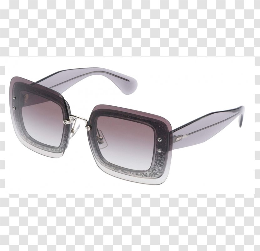 Miu MU 10N Sunglasses 01RS Prada - Eyewear Transparent PNG