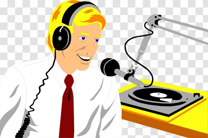 Disc Jockey Radio Personality Clip Art - Frame - Person Cliparts Transparent PNG