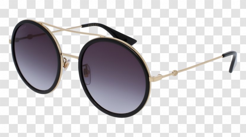 Gucci GG0061S Aviator Sunglasses Eyeglasses GG - Color Transparent PNG