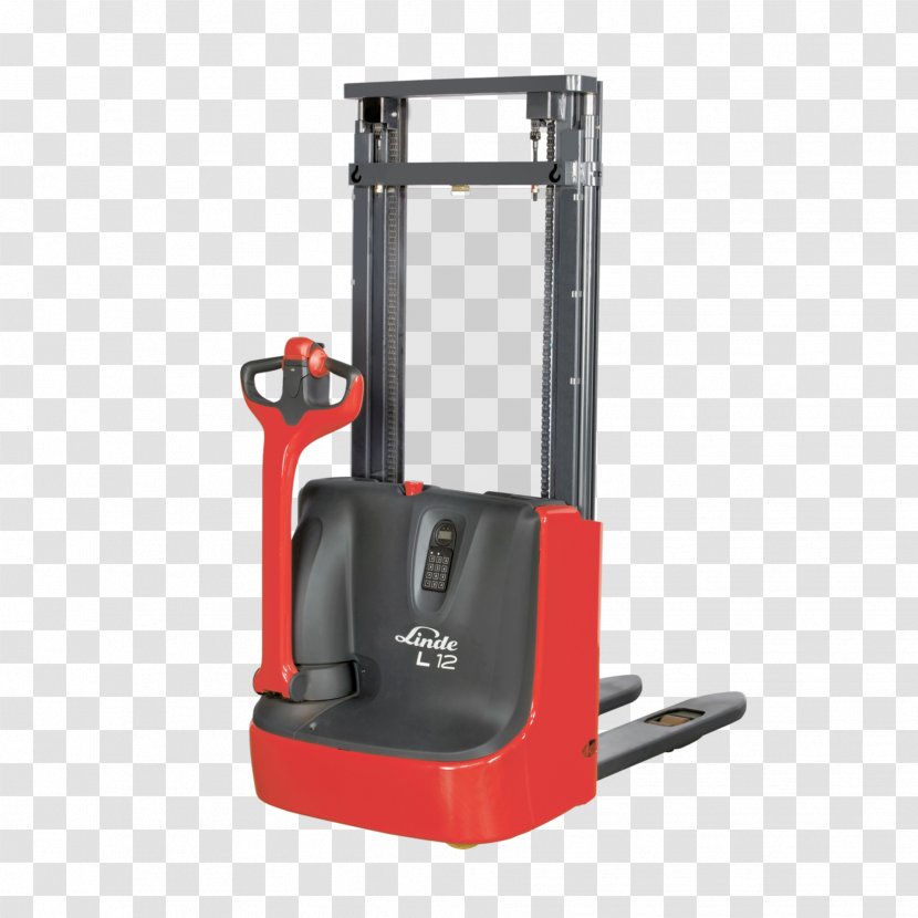 Forklift The Linde Group Material Handling Stacker Pallet - Warehouse Transparent PNG