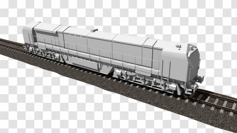 Railroad Car Train Passenger Rail Transport Locomotive - Track Transparent PNG