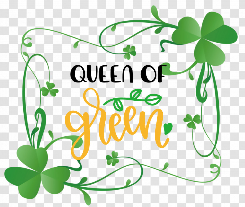 Queen Of Green St Patricks Day Saint Patrick Transparent PNG