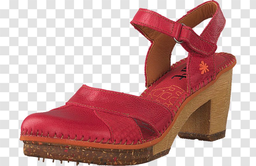Red Shoe Shop Heel Sandal - Woman Transparent PNG
