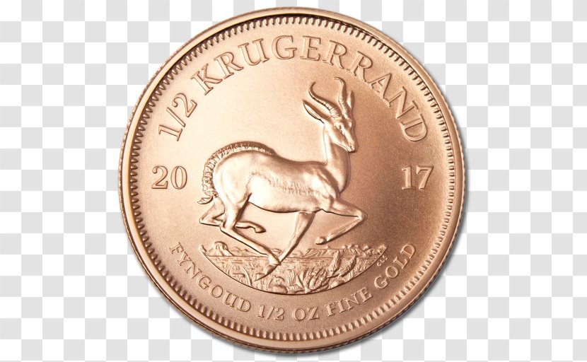 Krugerrand Coin Gold Silver Rand Refinery - Carat Transparent PNG