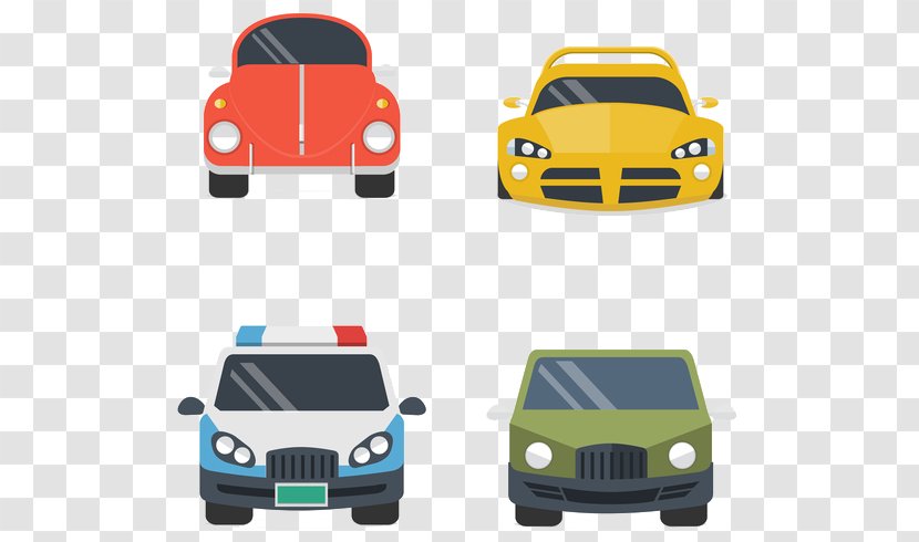 Car Automotive Design - Motor Vehicle - Four Front View Transparent PNG