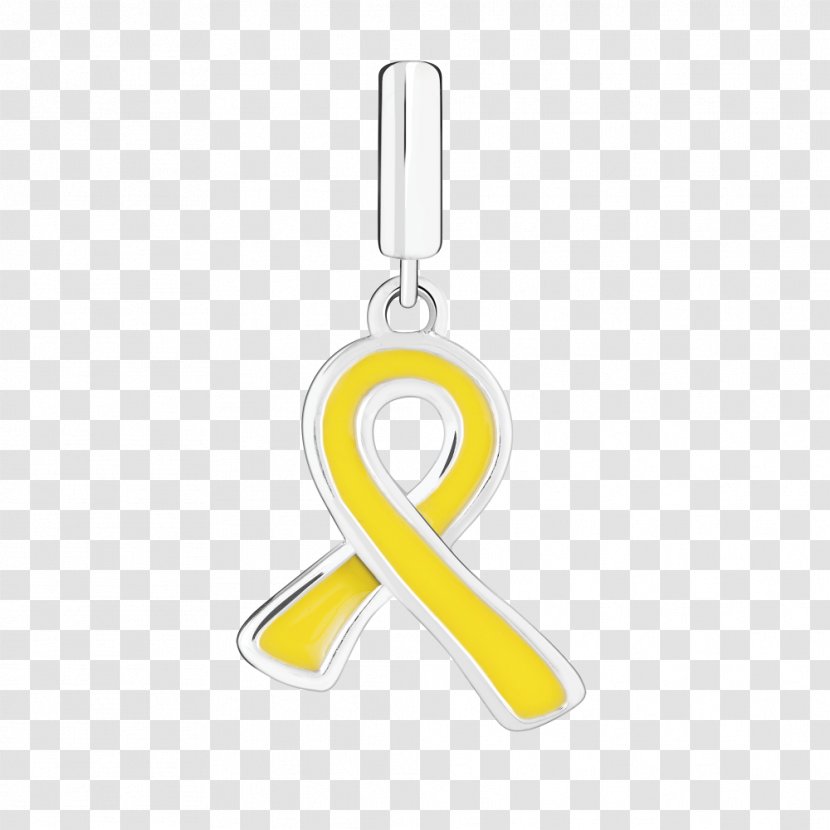 Yellow Ribbon Sterling Silver Clothing Accessories - Body Jewelry - GOLDEN RİBBON Transparent PNG