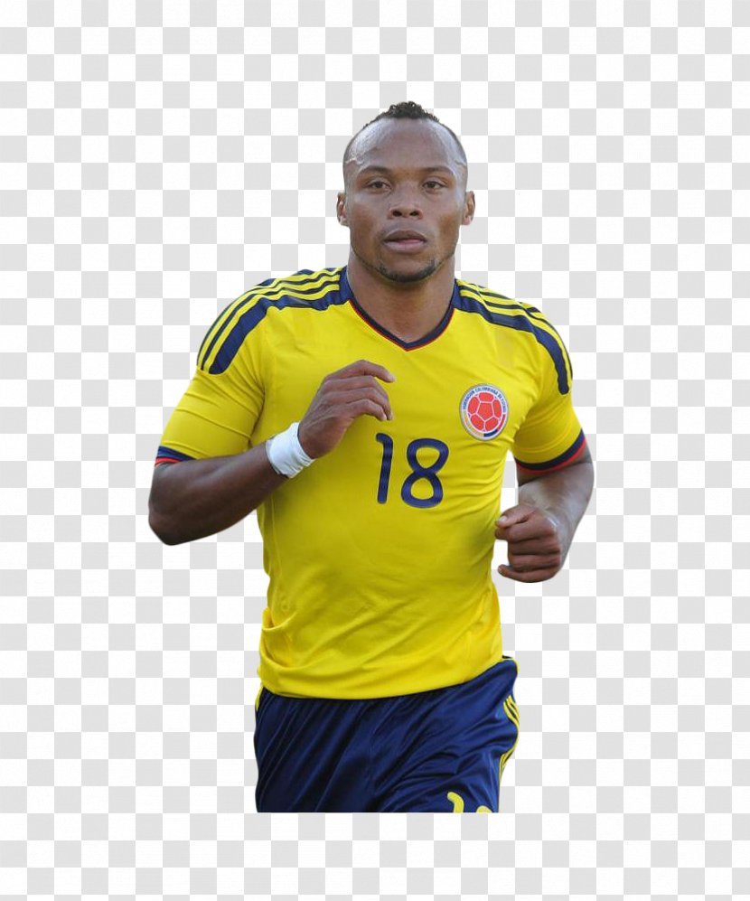 Juan Camilo Zúñiga Colombia National Football Team Jersey Rendering Transparent PNG