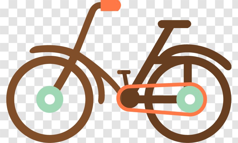 Bicycle Cycling Icon - Ico - Cartoon Flat Transparent PNG