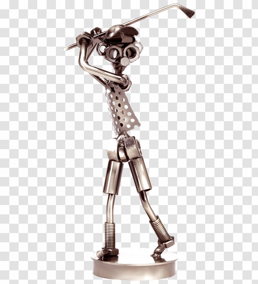 Sculpture Figurine Iron Maiden Man - Golf Transparent PNG