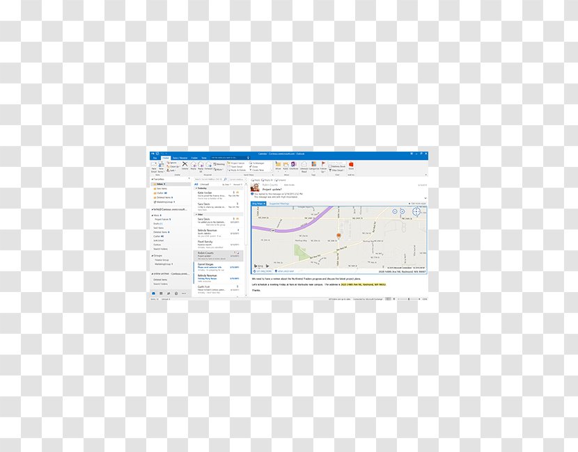 Computer Software Microsoft Dell Rectangle - Outlook Transparent PNG