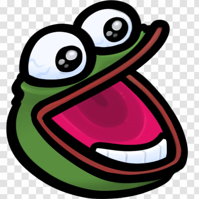 Twitch Pepe The Frog Emote T-shirt Streaming Media - Forsen - Face Pack Transparent PNG