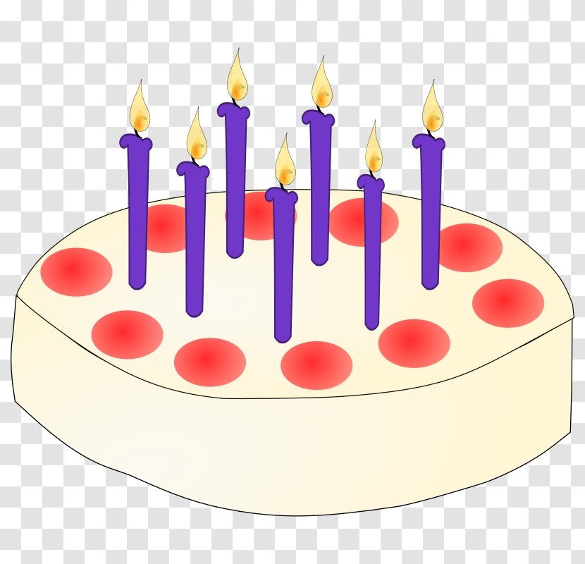 Birthday Cake Carte D'anniversaire Candle Clip Art - Cartoon - Pictures With Candles Transparent PNG