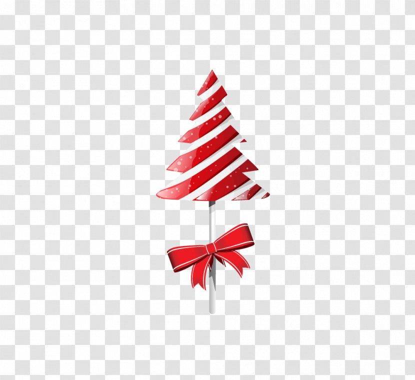 Candy Cane Christmas Tree - Gift Transparent PNG