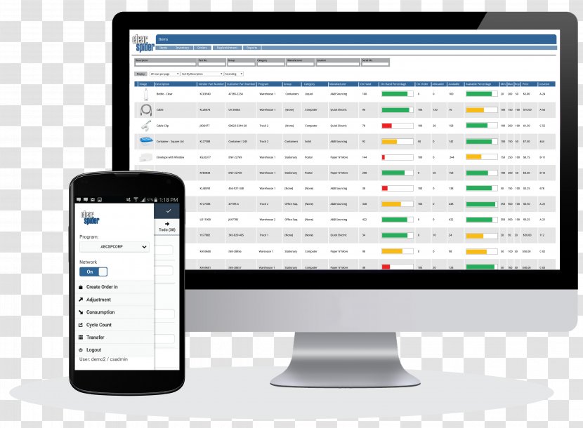 Inventory Management Software Computer Web Application - Webmaster - Company Transparent PNG