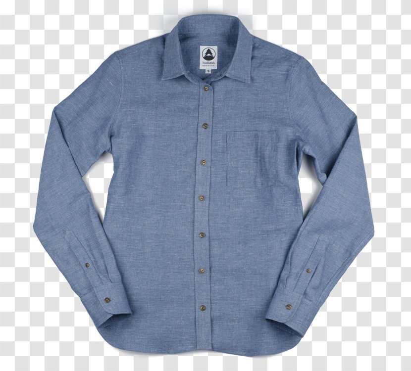 Dress Shirt T-shirt Sleeve Blouse Collar - Longsleeved Tshirt Transparent PNG