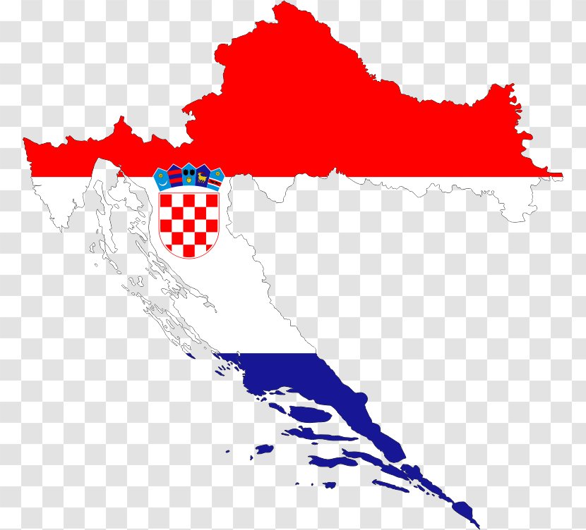 Croatia Map - Sky - Stroke Transparent PNG