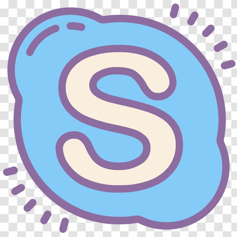 Drawing - Pink - Skype Icon Transparent PNG