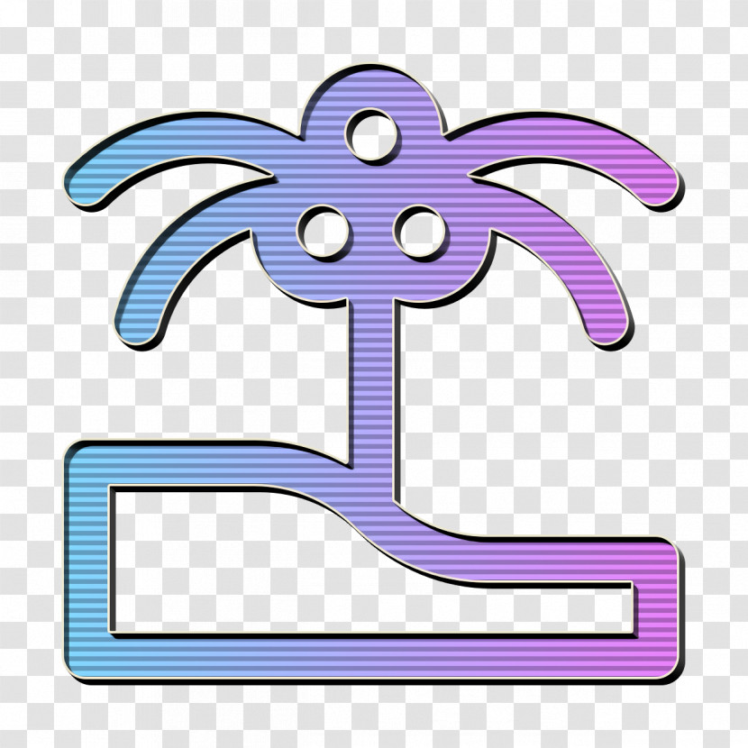 Botanical Icon Summer Party Icon Palm Tree Icon Transparent PNG