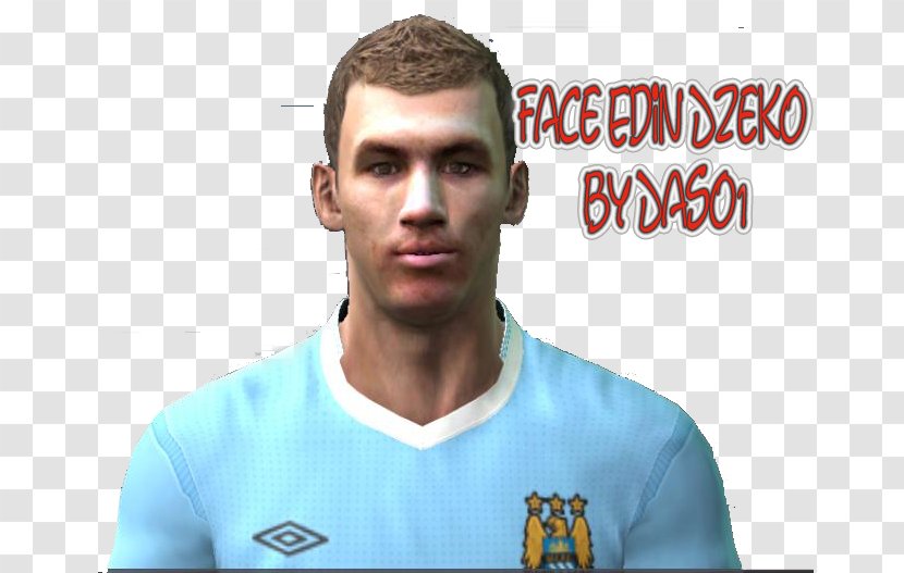 T-shirt Team Sport Football Player Facial Hair - Tshirt - Edin Dzeko Transparent PNG