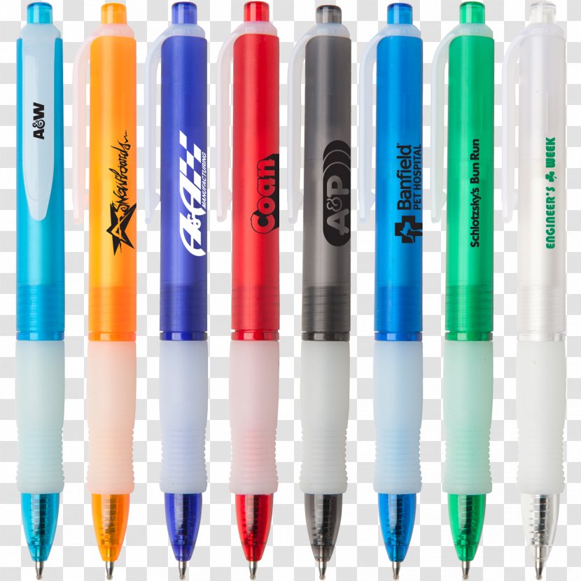 Ballpoint Pen Gel Highlighter Rollerball - Advertising Transparent PNG
